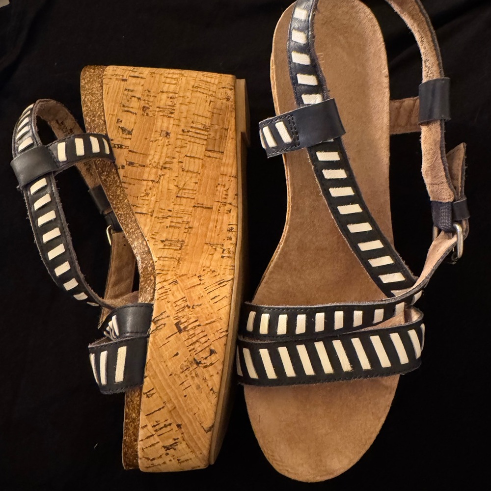 Pilcro And The Letterpress Wedge Sandals